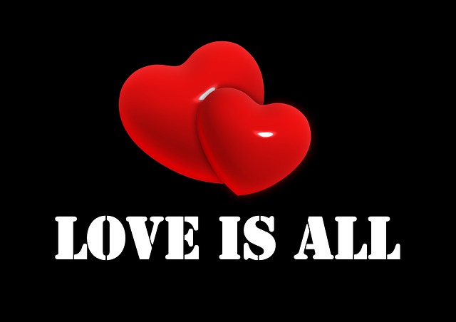 "Love is All" Two heart