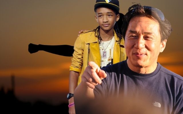 Jackie Chan and jaden