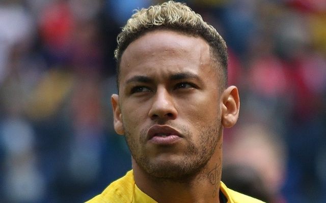 Neymar in football game